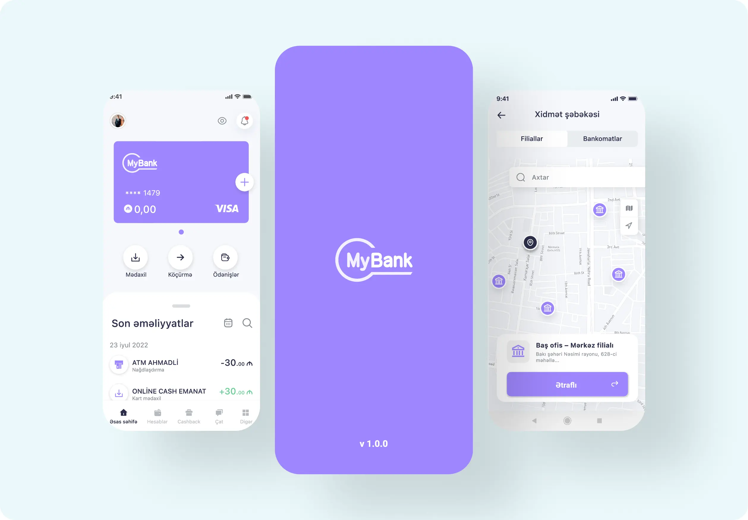 MyBank app — Mobil tətbiq
