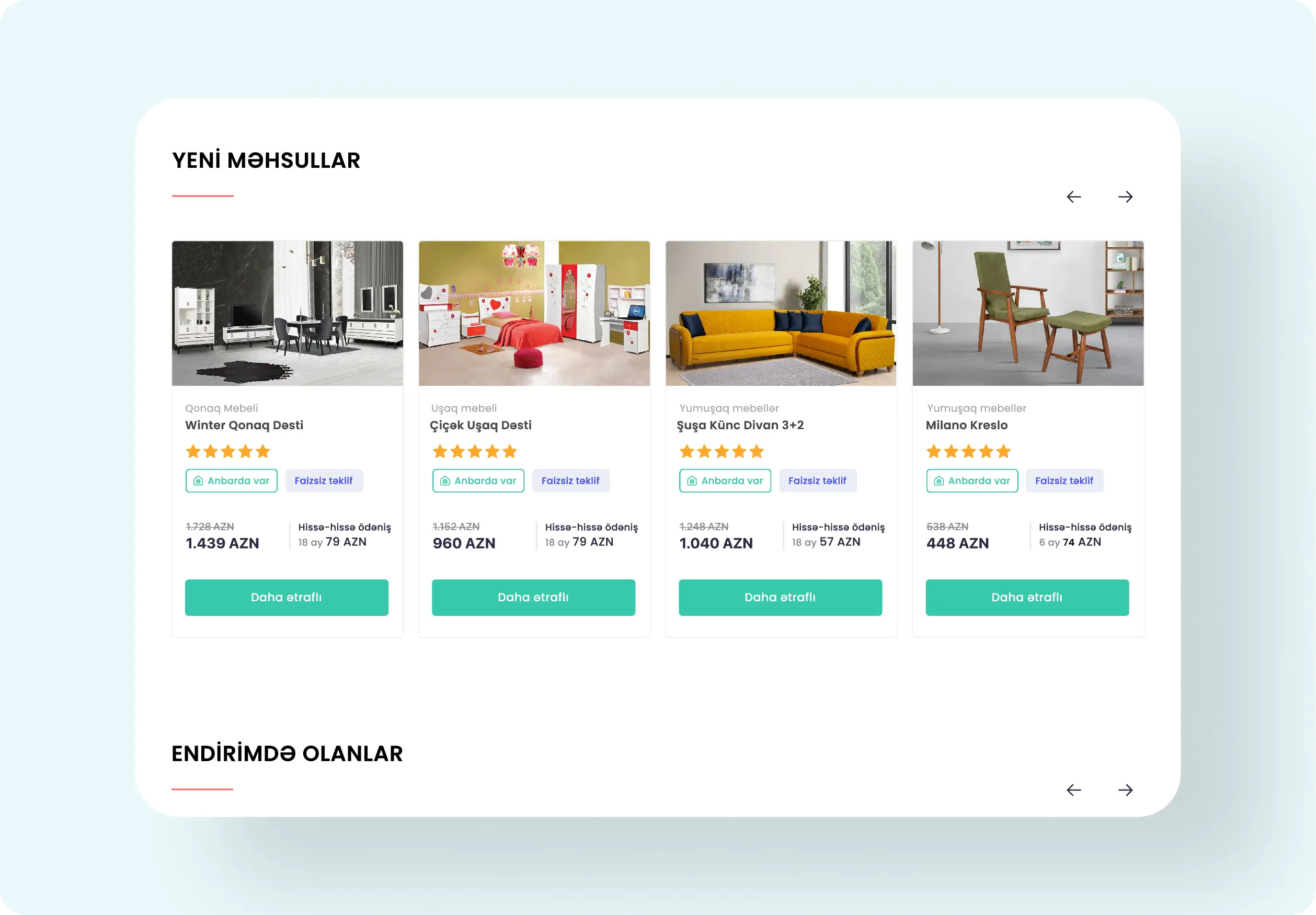 Furniture store